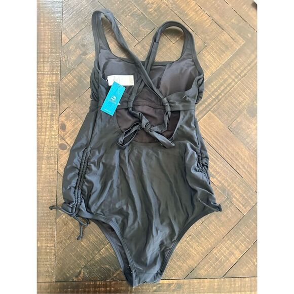 Cupshe Maternity Black One Piece Swimsuit Size Medium New - Picture 6 of 6
